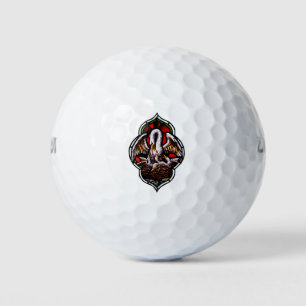 The Pelican in Her Piety Eucharistic Symbol Golf Balls