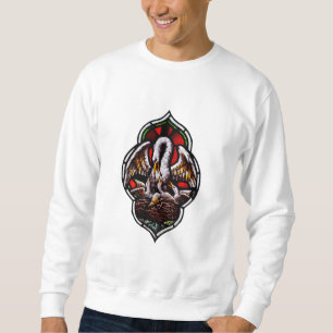 The Pelican in Her Piety Eucharistic Symbol Sweatshirt