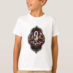 The Pelican in Her Piety Eucharistic Symbol T-Shirt