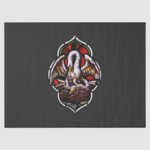 The Pelican in Her Piety Eucharistic Symbol Tissue Paper