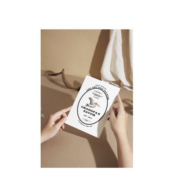 The Pelican Vintage Apothecary Personalised Postcard (Creator Uploaded)