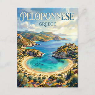 The Peloponnese Greece Postcard