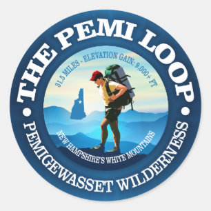 The Pemi Loop Classic Round Sticker
