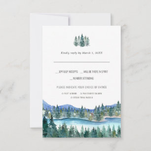 The Pemi River   Watercolor RSVP w/Meal Choice
