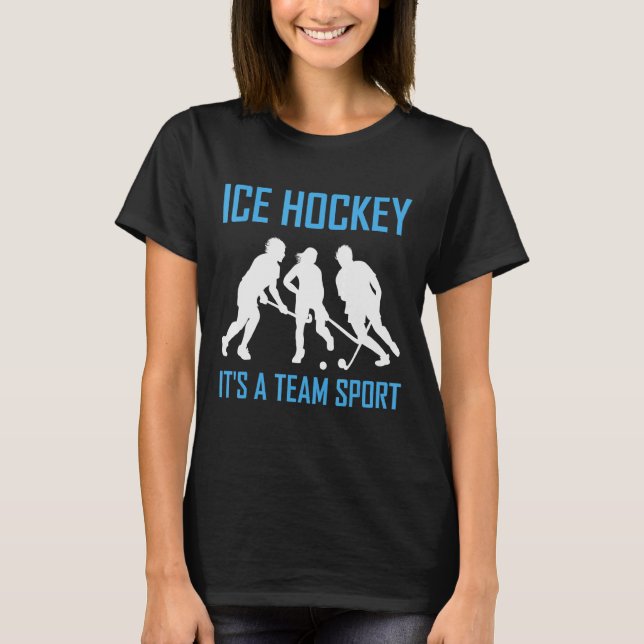 The Penalty Box Winter Sport  Hockey Player 5 T-Shirt (Front)
