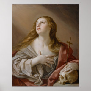 “The Penitent Magdalene” art poster
