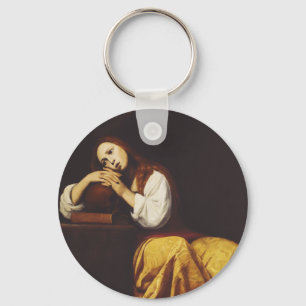 The Penitent Mary Magdalene by Giacomo Galli Key Ring