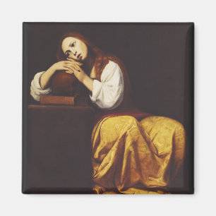 The Penitent Mary Magdalene by Giacomo Galli Magnet