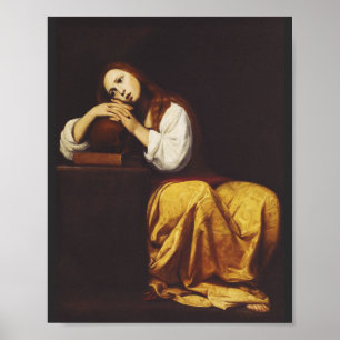 The Penitent Mary Magdalene by Giacomo Galli Poster