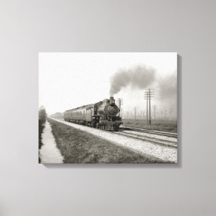 The Pennsylvania Flyer, 1906. Vintage Photo Canvas Print