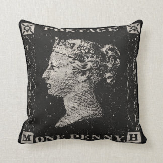The Penny Black Postage Stamp Cushion