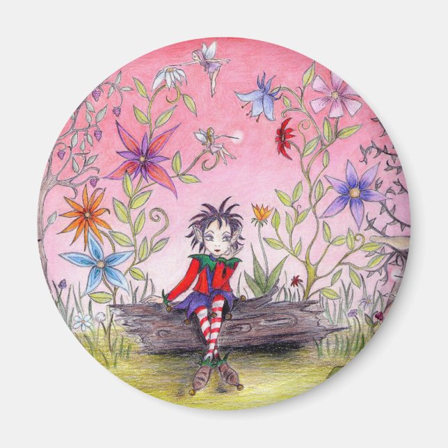 The Pensive Elf Magnet (Front)