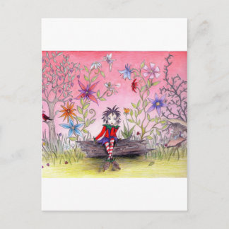 The pensive elf postcard