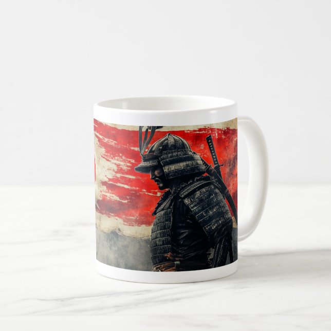 The Pensive Warrior - Design 1 Coffee Mug (Front Right)
