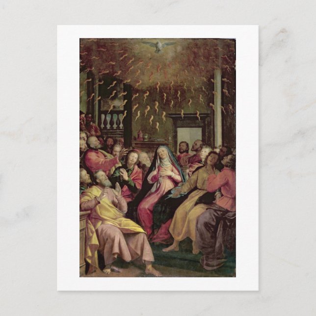 The Pentecost, c.1598 (oil on panel) Postcard (Front)