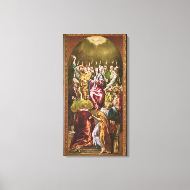 The Pentecost, c.1604-14 Canvas Print (Front)