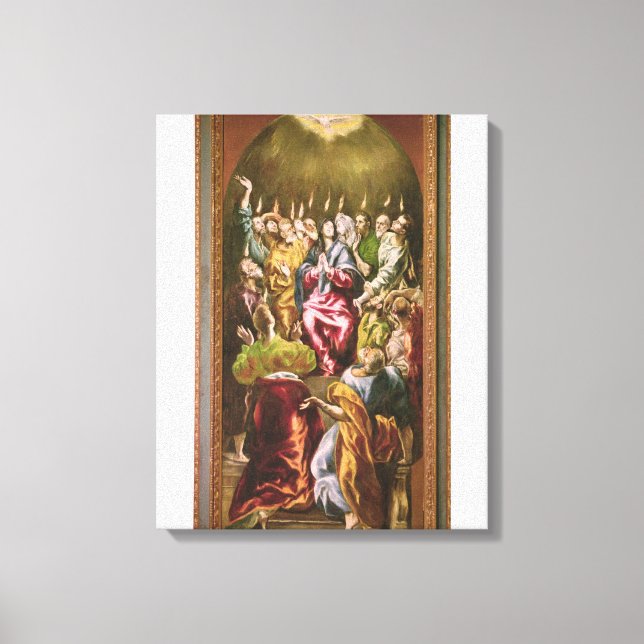 The Pentecost, c.1604-14 Canvas Print (Front)