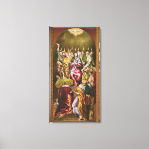 The Pentecost, c.1604-14 Canvas Print