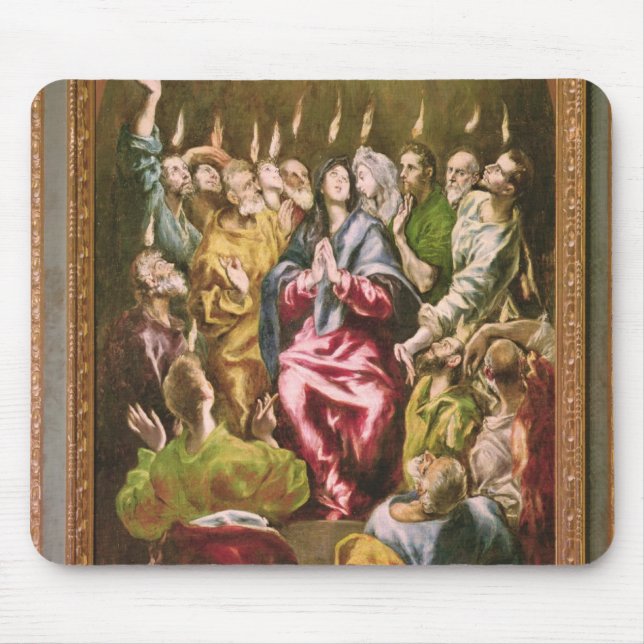 The Pentecost, c.1604-14 Mouse Mat (Front)
