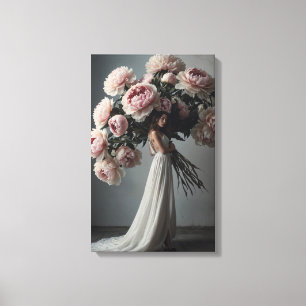 The Peonies Canvas Print