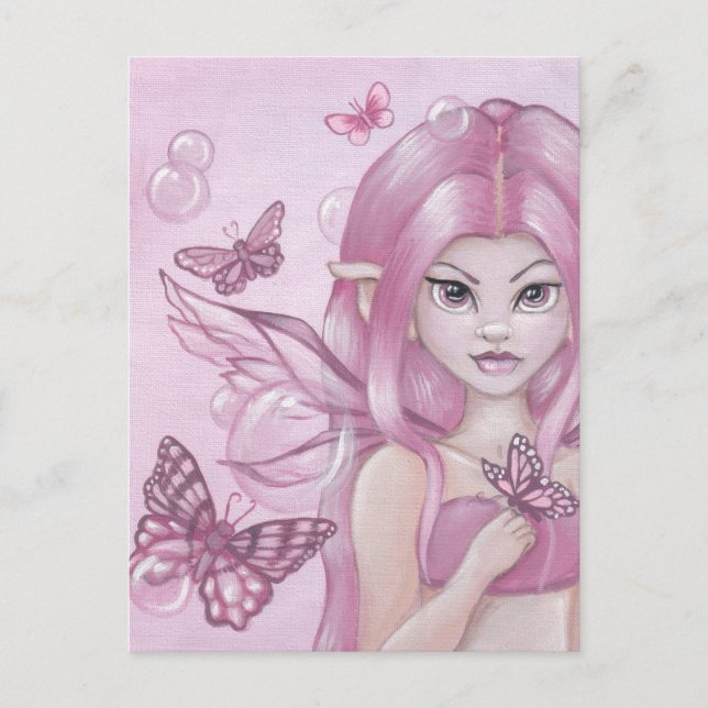 "The Peony Fairy" postcard (Front)