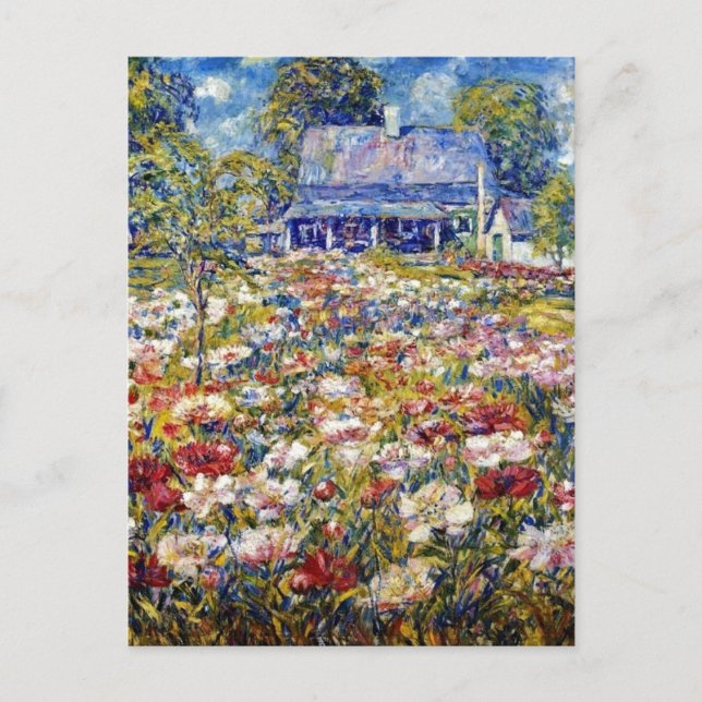 “The Peony Garden” Postcard (Front)