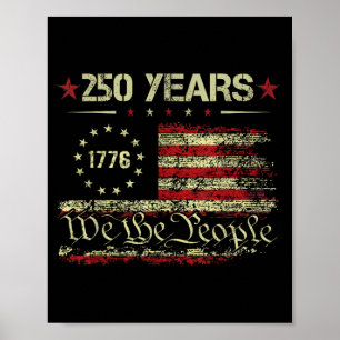 The People Aamerican Flag Usa 1776 2026 July 4th Poster