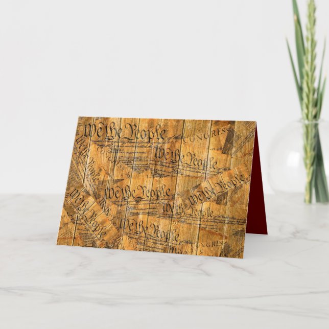 The People American Constitution Card (Front)