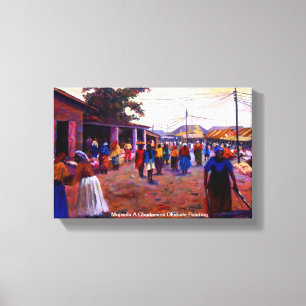 The people of Nigeria Mojisola Gbadamosi Okubule Canvas Print