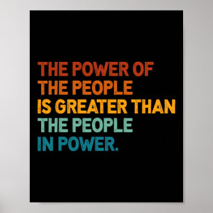 The People Of Power Is Greater Than The People In Poster