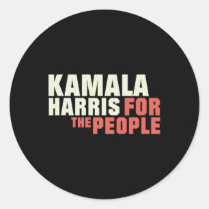 The People Shirt Kamala Harris 2024 Election Anti Classic Round Sticker