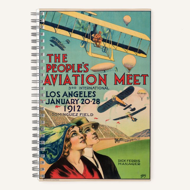 The People's Aviation Meet Notebook (Front)