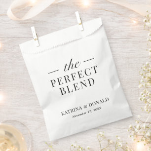 The Perfect Blend Coffee Classic Wedding Favour Bags