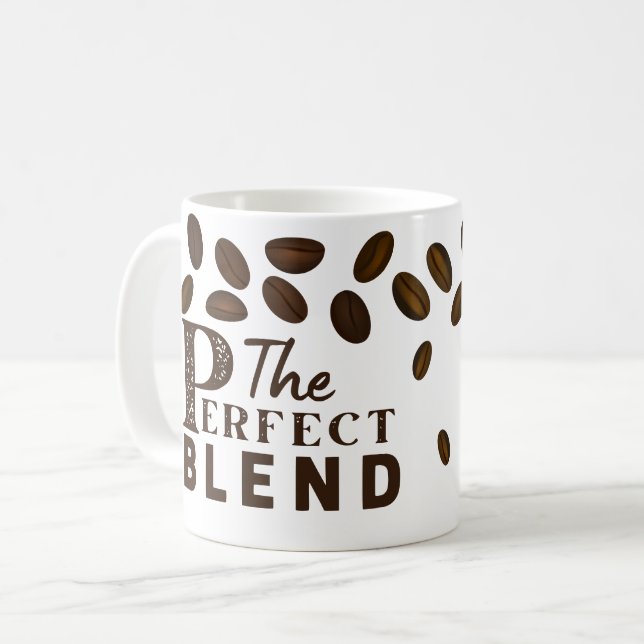 The Perfect Blend Coffee Wedding Coffee Favour Coffee Mug (Front Left)