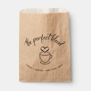 The Perfect Blend Coffee Wedding Favour Bag