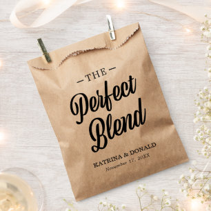 The Perfect Blend Coffee Wedding Favour Bags