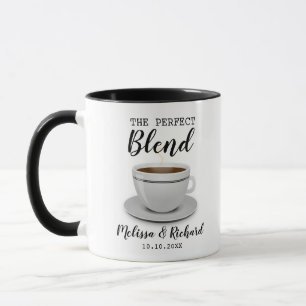The Perfect Blend Coffee Wedding Favour Coffee Mug