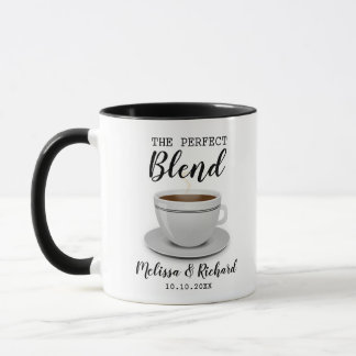The Perfect Blend Coffee Wedding Favour Coffee Mug