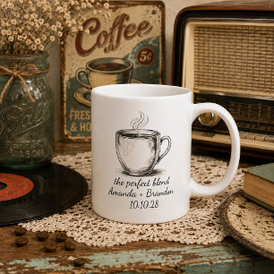 The Perfect Blend Vintage Cup Wedding