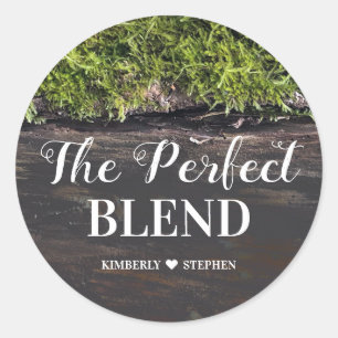 The Perfect Blend Wedding Classic Round Sticker