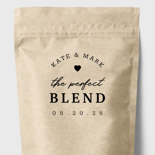 The Perfect Blend Wedding Favor Self-inking Stamp