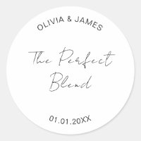 The Perfect Blend Wedding Party Lottery Favour 