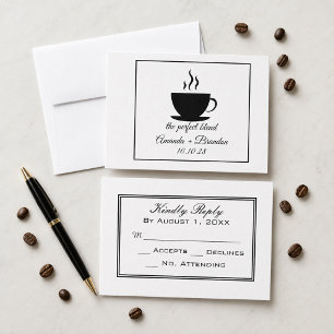 The Perfect Blend Wedding RSVP Card