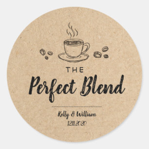 The Perfect Blend wedding Sticker