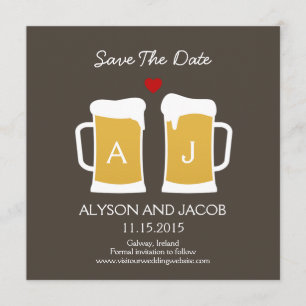 The Perfect Brew Save The Date Card