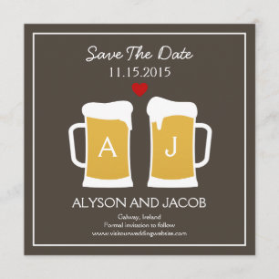 The Perfect Brew Save The Date Card