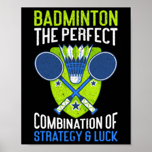 The Perfect Combination Of Strategy And Luck Funny Poster