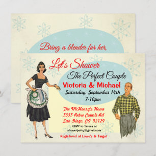 The Perfect Couple Bridal Couples Shower Invites