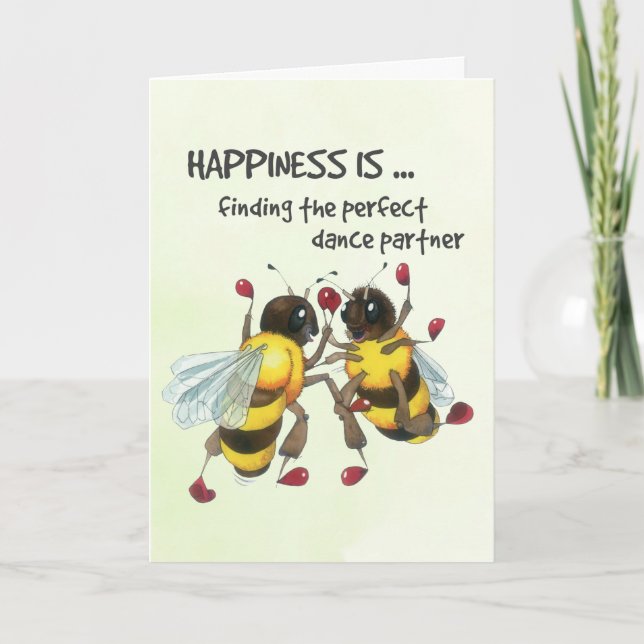 The perfect dance partner  card (Front)