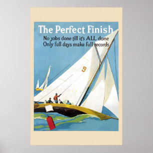 The Perfect Finish - 1920s Mather Business Poster